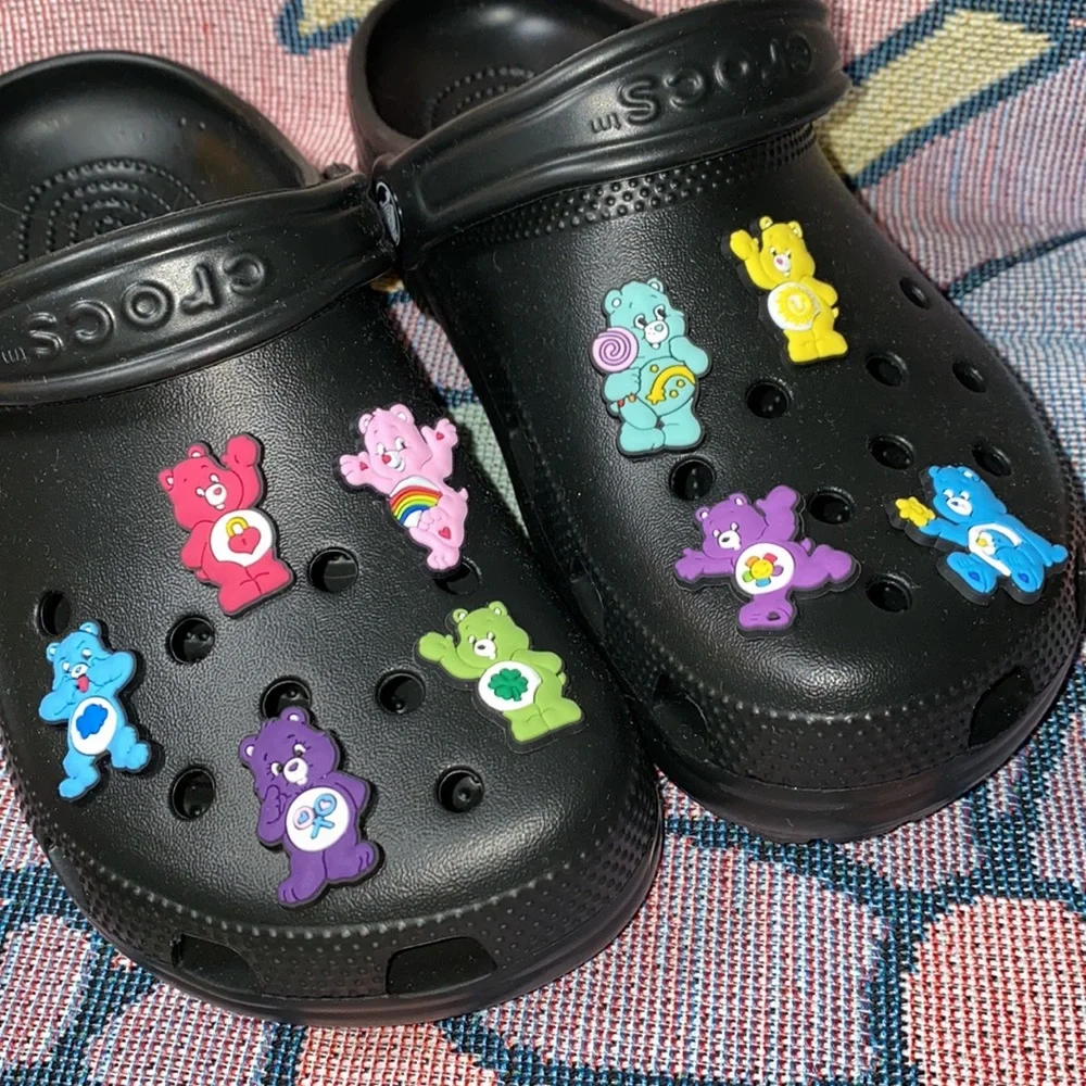 ๐9 Piece Complete Care Bears Set Crocs Charms - Picture 4 of 4